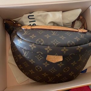 Louis Vuitton Bumbag Monogram Fanny Pack Crossbody Brown